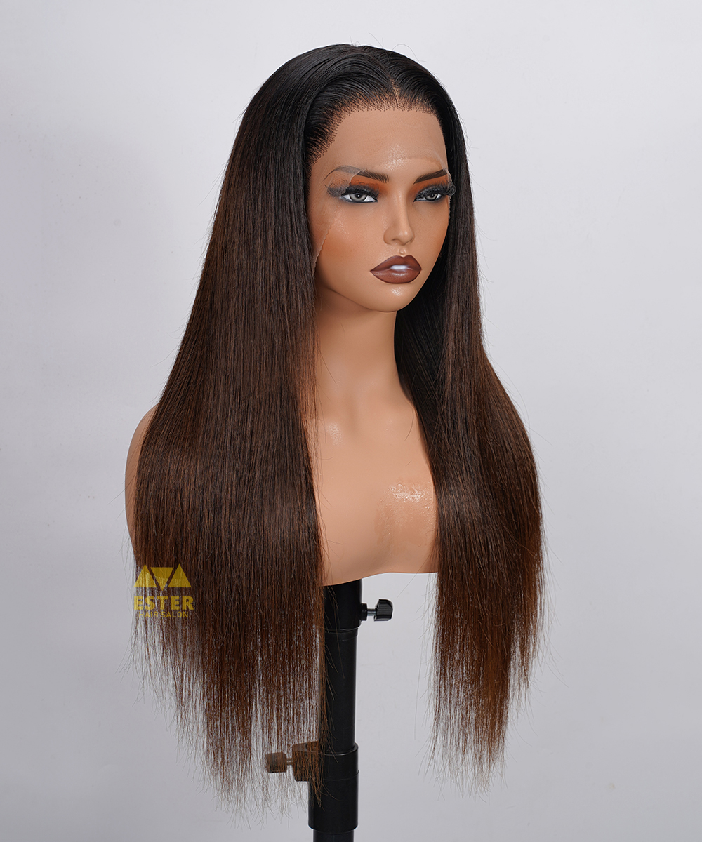 13x6 Lace Wig T1b4 Virgin Human Hair - Image 4