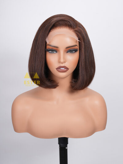 5X5 Straight Bob Human Hair Wig #4