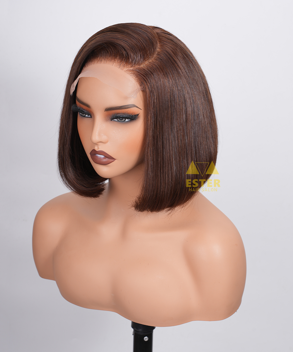 5X5 Straight Bob Human Hair Wig #4 - Image 4