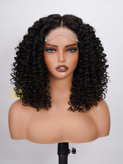 Deep Curly 5x5 Closure Wig Human Hair