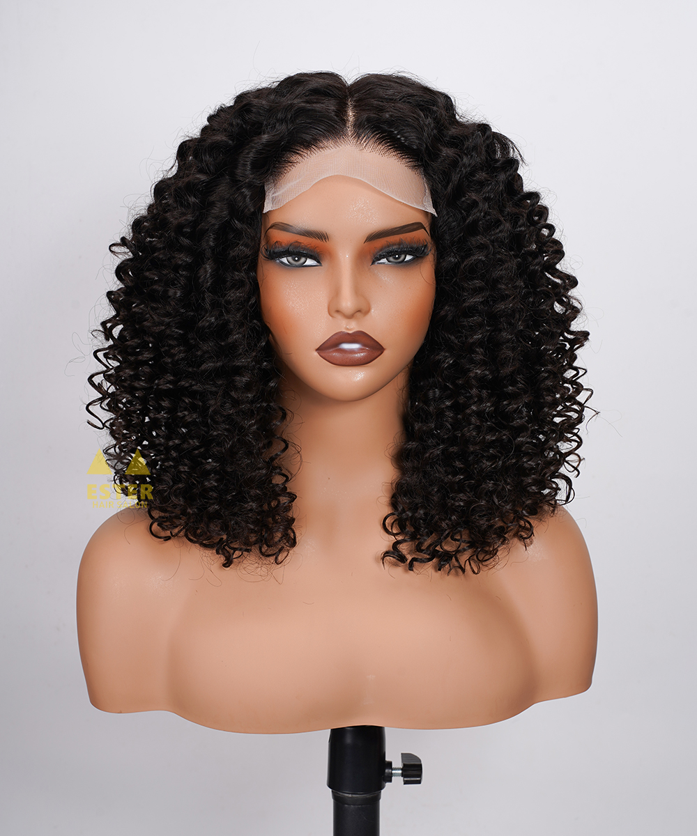 Deep Curly 5x5 Closure Wig Human Hair
