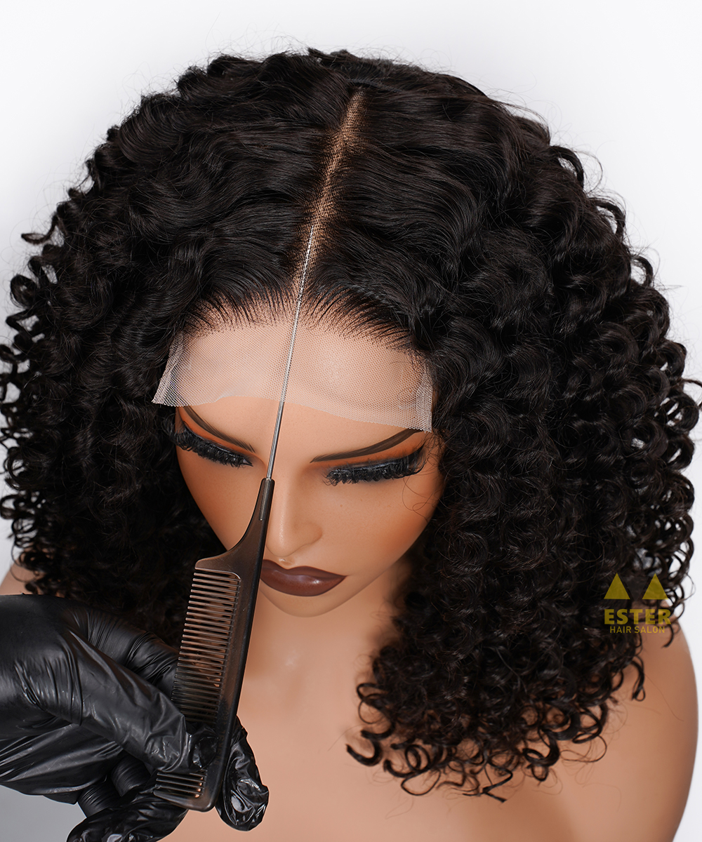 Deep Curly 5x5 Closure Wig Human Hair - Image 4