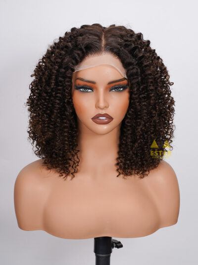 Jerry Curly Wig 5x5 Closure Wig Virgin Hair