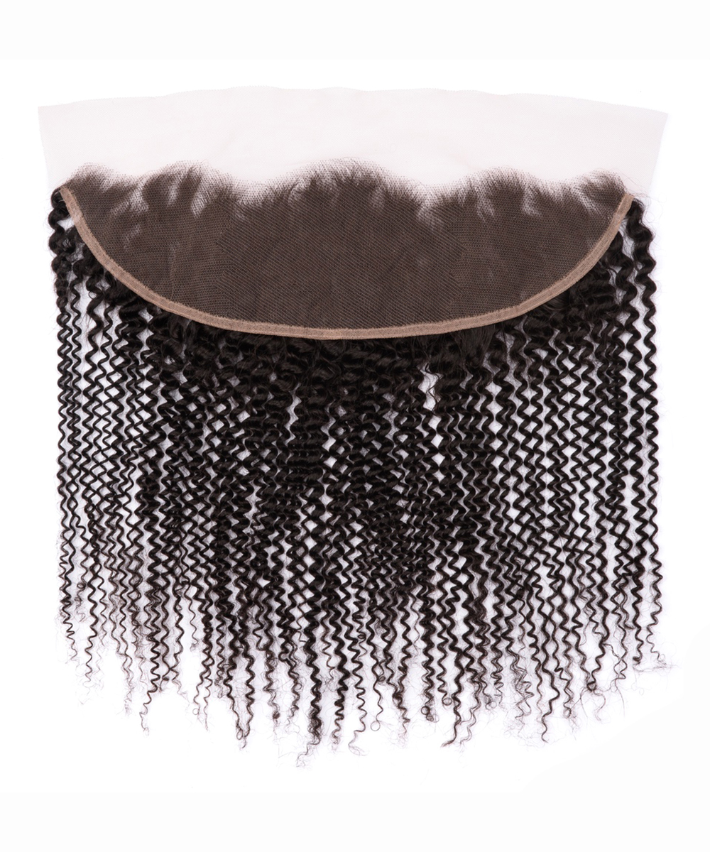 13X4 Kinky Curly Frontal 100% Raw Hair