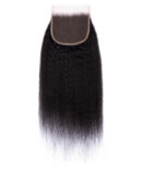 5X5 Kinky Straight/Yaky Texture Fine Lace Closure
