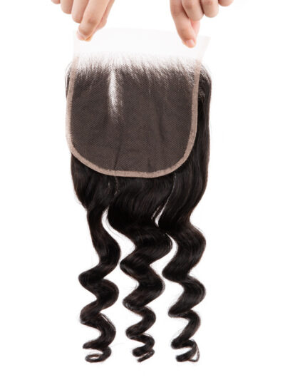 5X5 Loose Deep Wave Lace Closure 100% Raw Hair