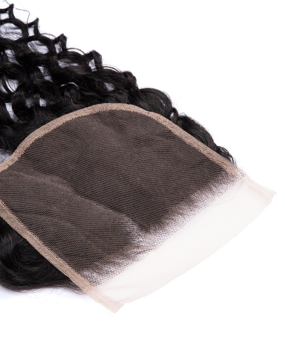 5X5 Water/Natural Wave Lace Closure Thin Lace - Image 4